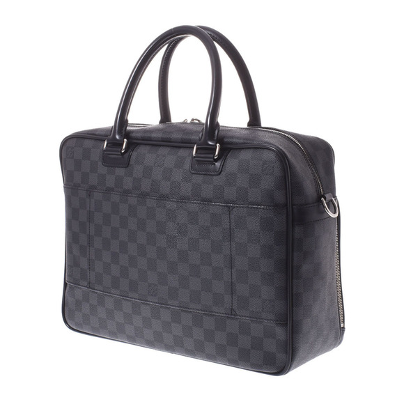 Louis Vuitton Handbags - Louis Vuitton Graphite Gray Damier Black Business Ikar Canvas Bag